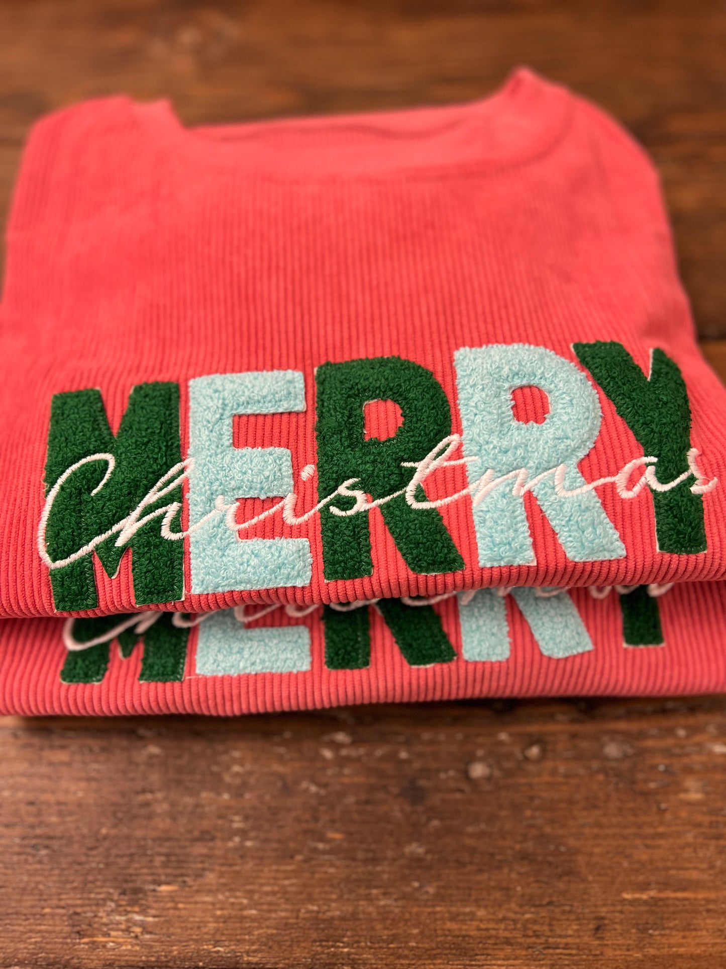 Merry Corded Sweatshirt