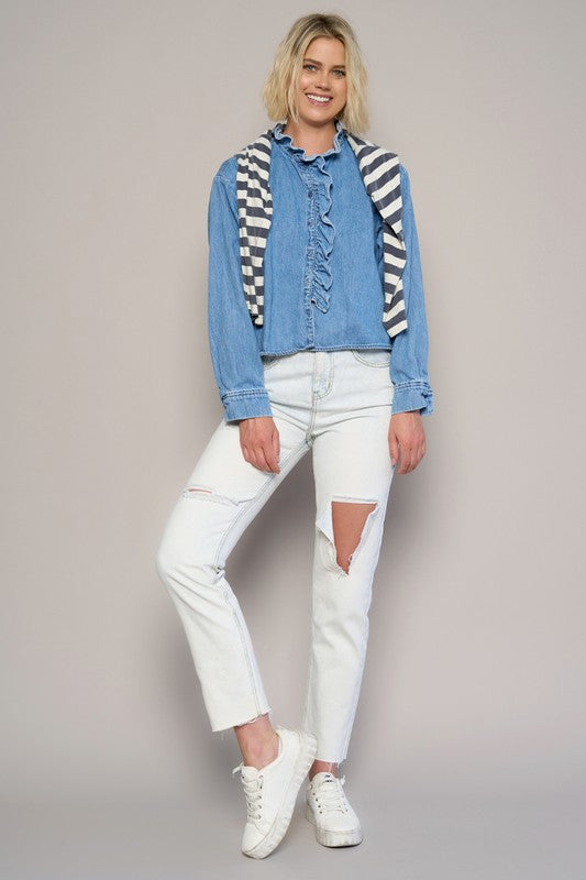 Made to move strait leg jean