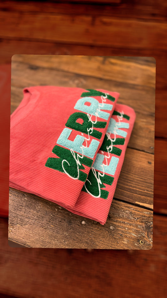 Merry Corded Sweatshirt