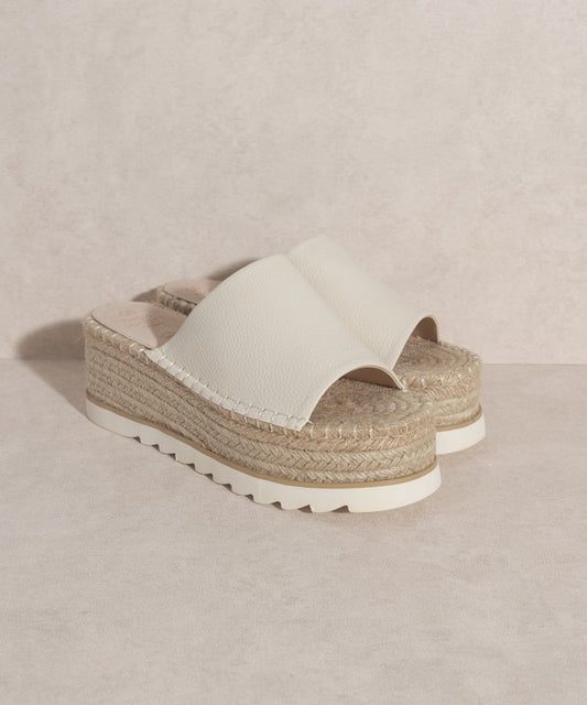 Oasis Society  - Espadrille Platform Slide